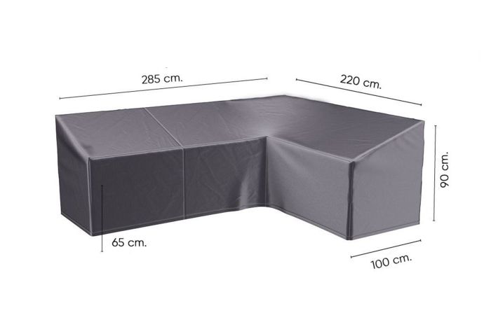 Platinum Aerocover L-vorm loungesethoes 285x220x100xh65/90 cm. - Rechts