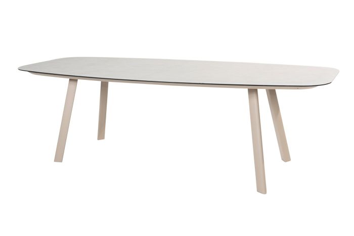 Taste Manolo Deens ovale tuintafel 240x103 cm. - Latte