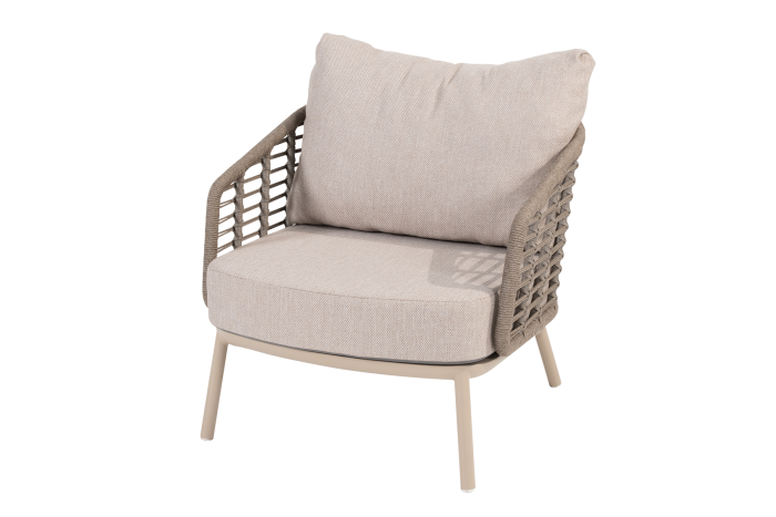 Taste Puglia rope loungestoel - Latte