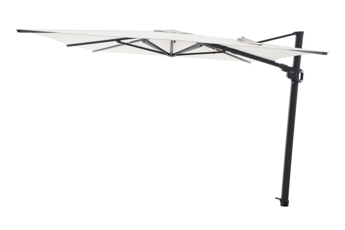 Perfect Shadow Eclipse zweefparasol 400x300 cm. Ultra - Antraciet/Soft Sand