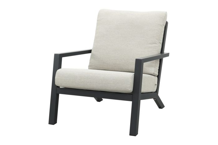 Boston loungestoel - Antraciet