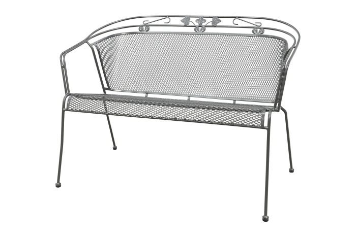 Royal Garden Elegance strekmetaal 2-zits tuinbank - Antraciet