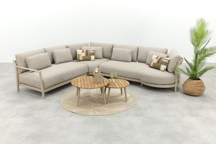 4SO Mykonos/Mindo organische loungeset - Latte