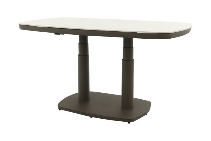 Welton up&down verstelbare tuintafel 135x83 cm. - Terre