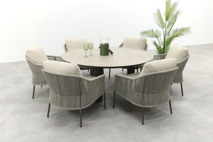 Taste Florence/Donato ronde low dining tuinset - Terre
