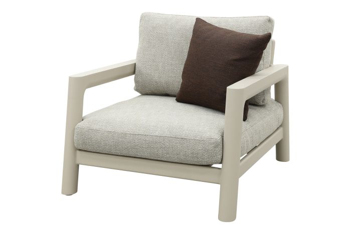 Moretti rope loungestoel (large) - Mokka