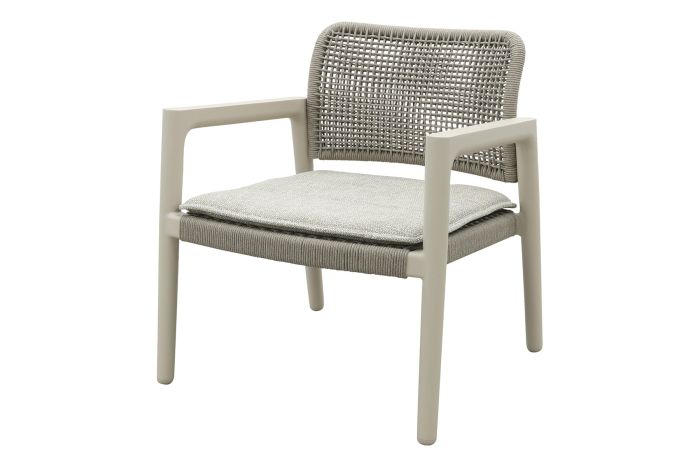 Moretti rope loungestoel (small) - Mokka