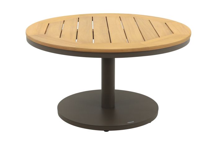 Canto ronde loungetafel Ø70 cm. - Terre/Teak