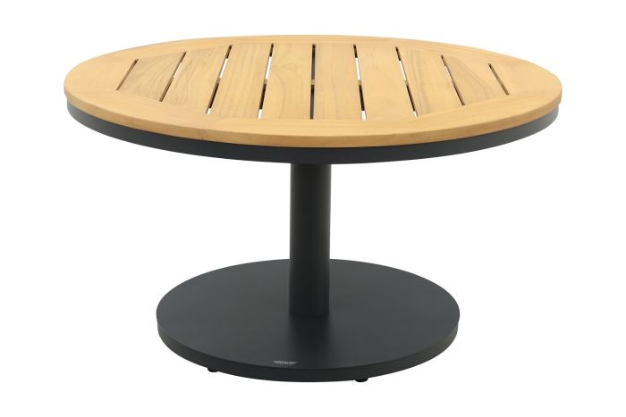 Canto ronde loungetafel Ø70 cm. - Royal Grey/Teak