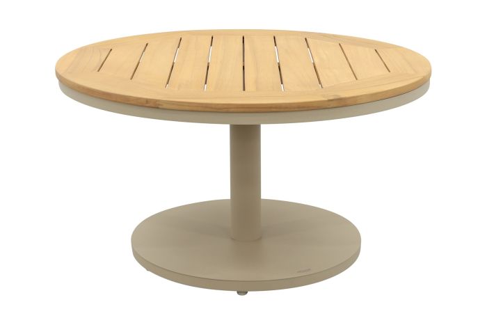Canto ronde loungetafel Ø70 cm. - Latte/Teak