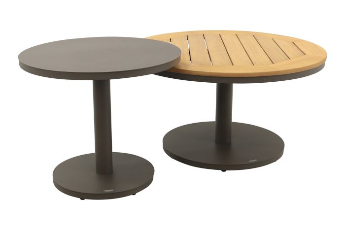 Canto ronde loungetafel set - Terre/Teak
