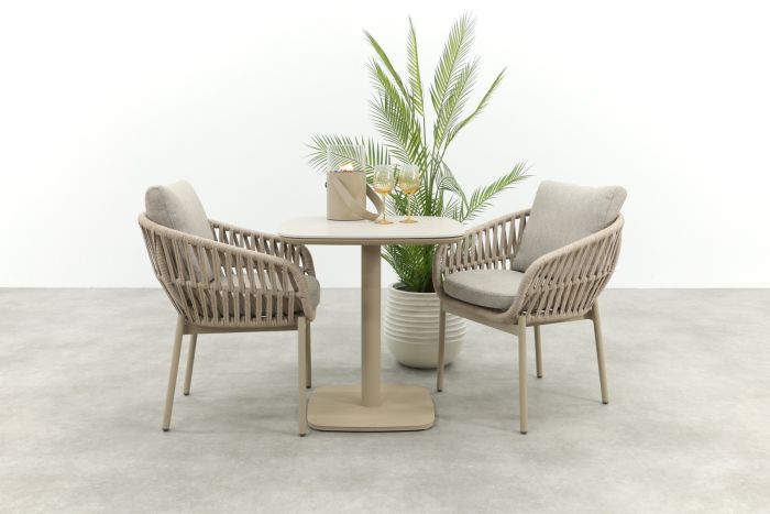 Romeo/Emma bistroset (3-dlg) - Latte