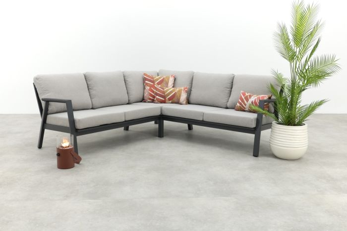 Viento aluminium hoekbank - Royal grey