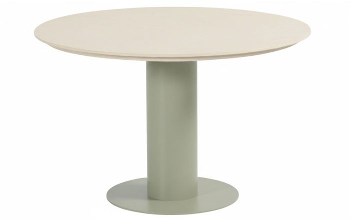 Hartman Girona ronde dining tuintafel Ø120cm - Soft Green