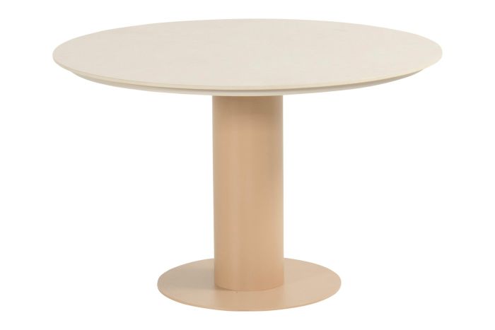 Hartman Girona ronde dining tuintafel Ø120cm - Cappuccino
