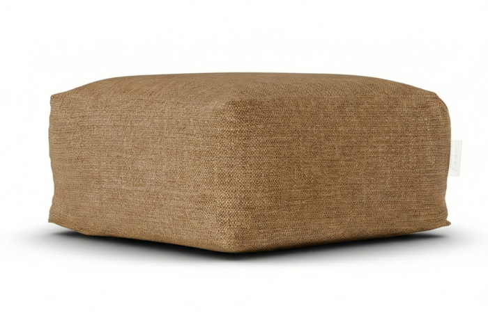 Laui Lounge zitzak Boho Square Poof - Terre