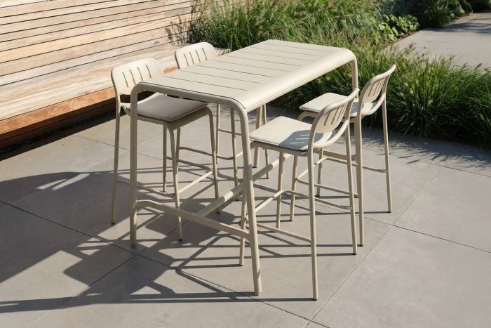 Lyon 4-persoons barset 155x96 cm. - Mokka