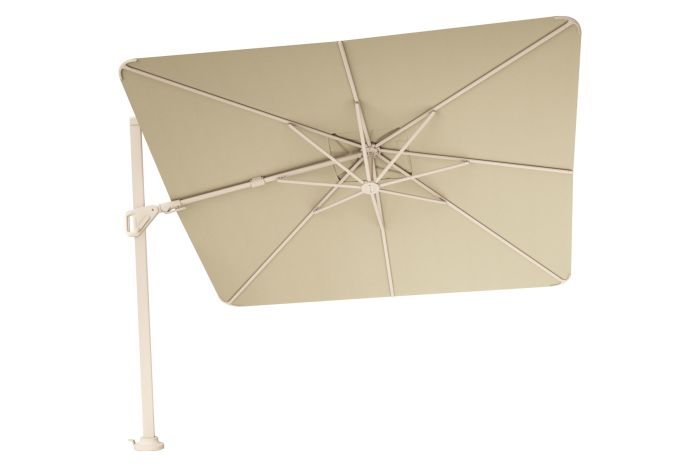 Platinum Nexus T2 zweefparasol Premium 3x3 – Champagne - Sandstone