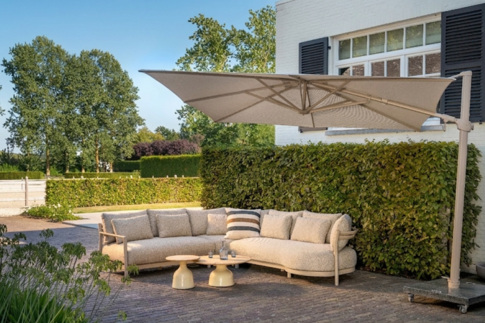 4SO Mykonos/June organische loungeset - Latte