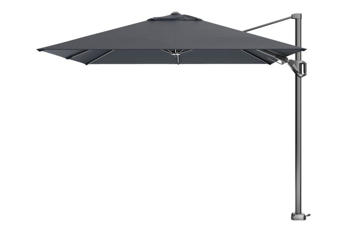 Platinum Voyager Vierkante Zweefparasol T2 2,7x2,7 m. - Faded Black