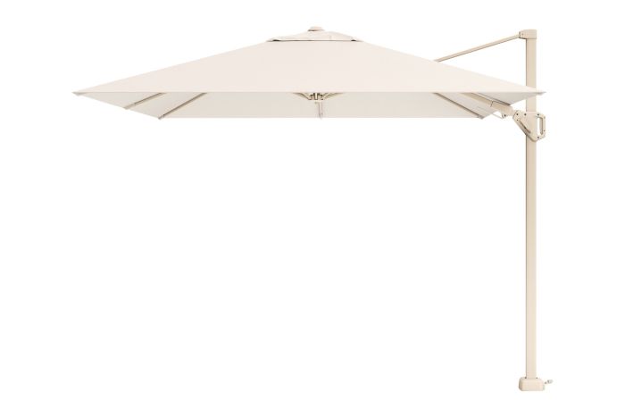 Platinum Voyager Vierkante Zweefparasol T2  2,7x2,7 m. - Sandstone