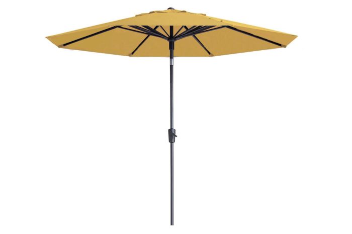 Madison Paros 2 luxe stokparasol - 300 cm. - geel