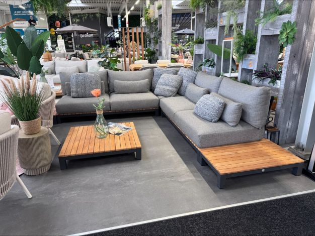 Suns Evora loungeset light anthracite (6-delig) - SHOWMODEL DUIVEN
