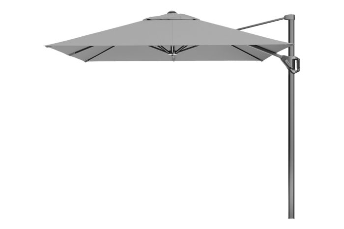 Opa onbekend Veranderlijk Platinum Voyager Vierkante Zweefparasol T1 2,5x2,5 m. - Light Grey