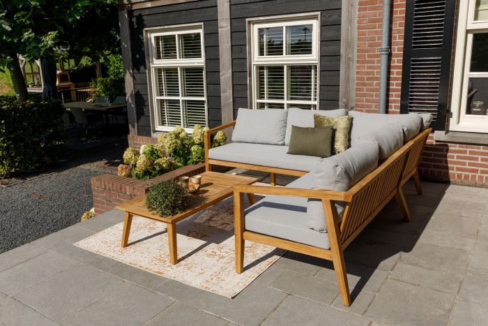 loungeset met hoekbank