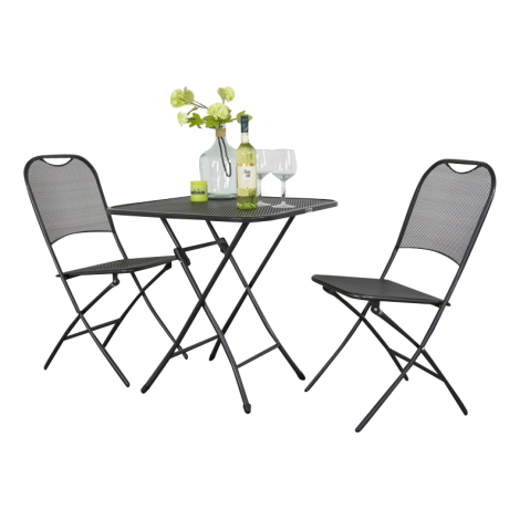 Kettler Calvia + inklapbare tuintafel 70x70 -