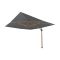 4-Seasons Hacienda zweefparasol 300 x 400 cm. Woodlook - Charcoal