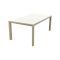 Kings aluminium tuintafel 180x100 cm. - Latte