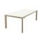 Kings aluminium tuintafel 220x100 cm. - Latte