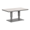 GI Cyprus up&down verstelbare houtlook tuintafel 150x87 cm. - Taupe
