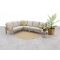 Verano lounge hoekbank (4-delig) - Latte