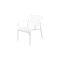 Stripe Loungestoel stapelbaar - Wit