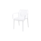 Stripe stapelbare tuinstoel - Wit
