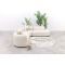 Madeira ronde hoekbank links - Naturel Sunbrella