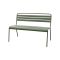 MaximaVida Max metalen tuinbank 127 cm. - Olijfgroen