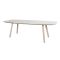 Taste Manolo Deens ovale tuintafel 240x103 cm. - Latte