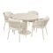 Hartman Altea/Girona ronde tuinset voor 4 personen 120 cm. - Sand