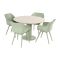 Hartman Sophie/Girona ronde tuinset voor 4 personen 120 cm. - Soft Green