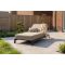 Mexico sunbrella ligbed 200x85 cm. - Taupe