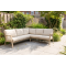 Viento aluminium hoekbank - Latte