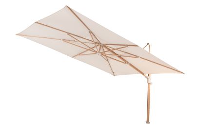 4 Seasons Finca Zweefparasol 300x400 cm. - zand/woodlook