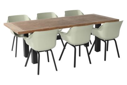 Hartman tuinset - Heron tuintafel 240 cm. + Sophie Element French Green