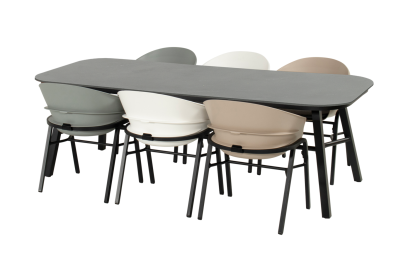 Hartman Tubb verstelbare tuinset 240x100 cm. (7-delig) - Keramiek/Kleurenmix