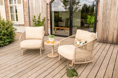 4SO Puccini/Canto loungestoelen set - Latte