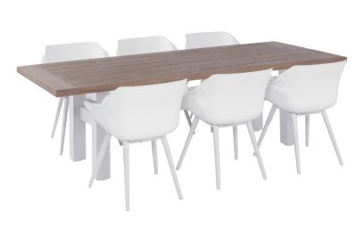 Hartman tuinset - Heron tuintafel white 240 cm. + Sophie studio White