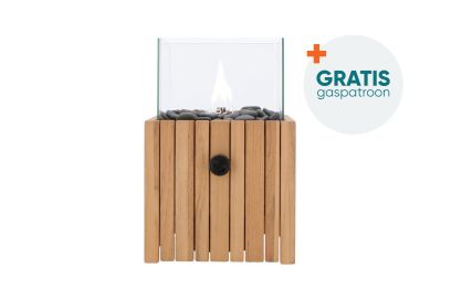 Cosiscoop Timber Teak - Gaslantaarn - Vierkant